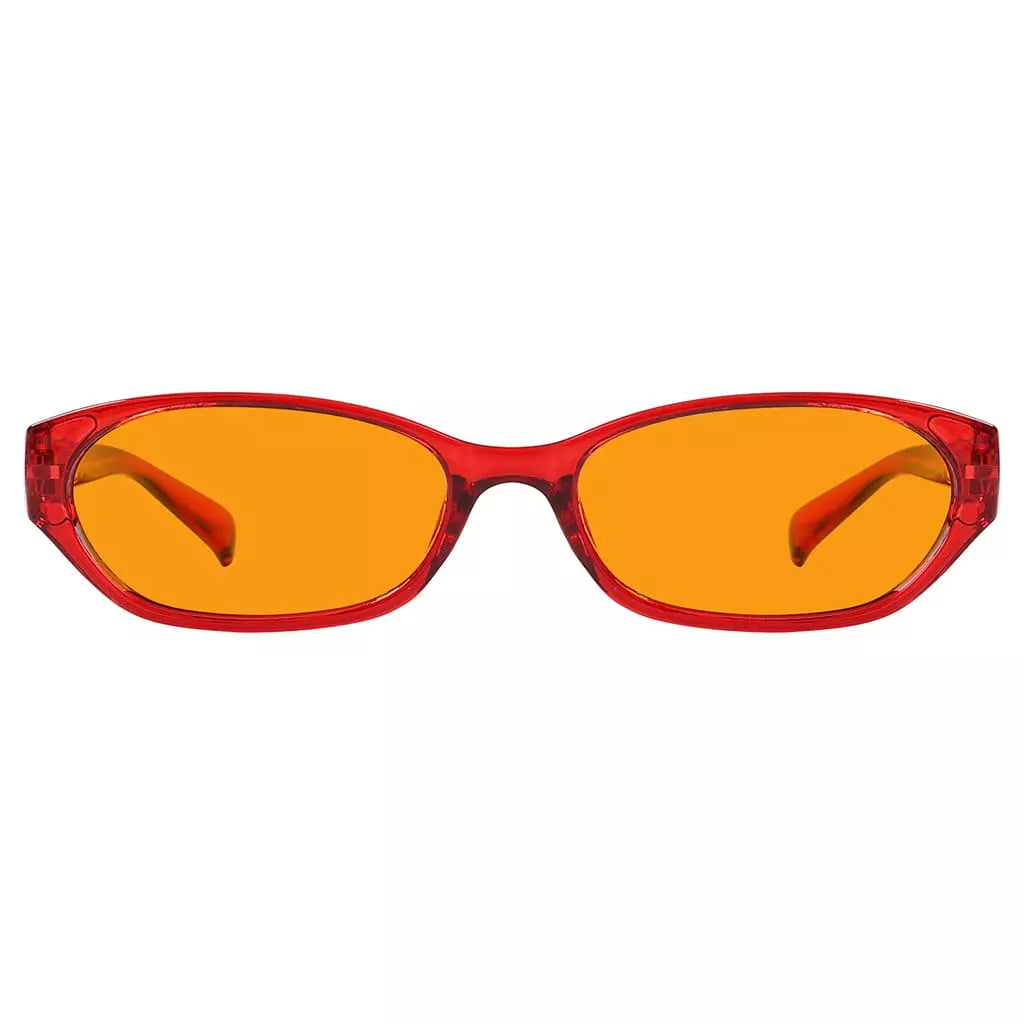 Orange Tinted Blue Light Blocking Glasses for Women