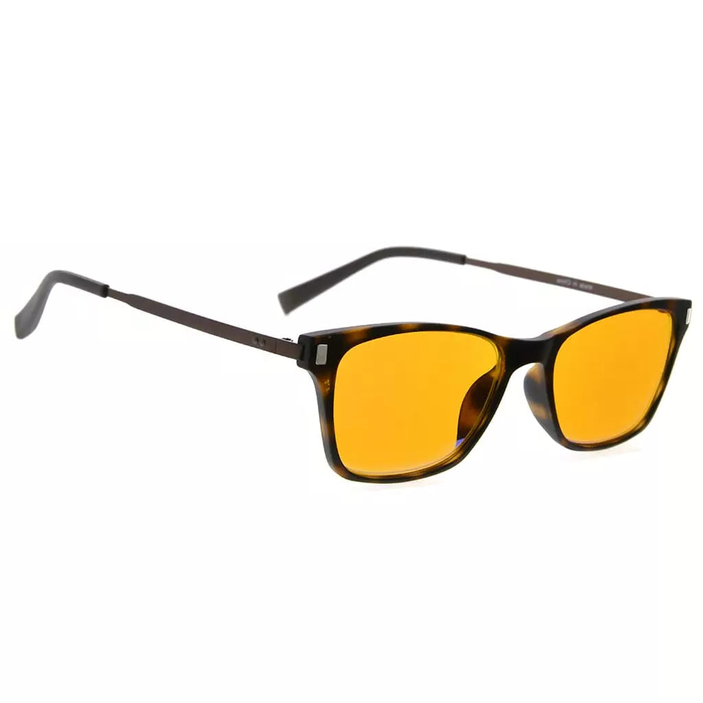 Orange Tinted Blue Light Blocking Reading Glasses for Men and Women