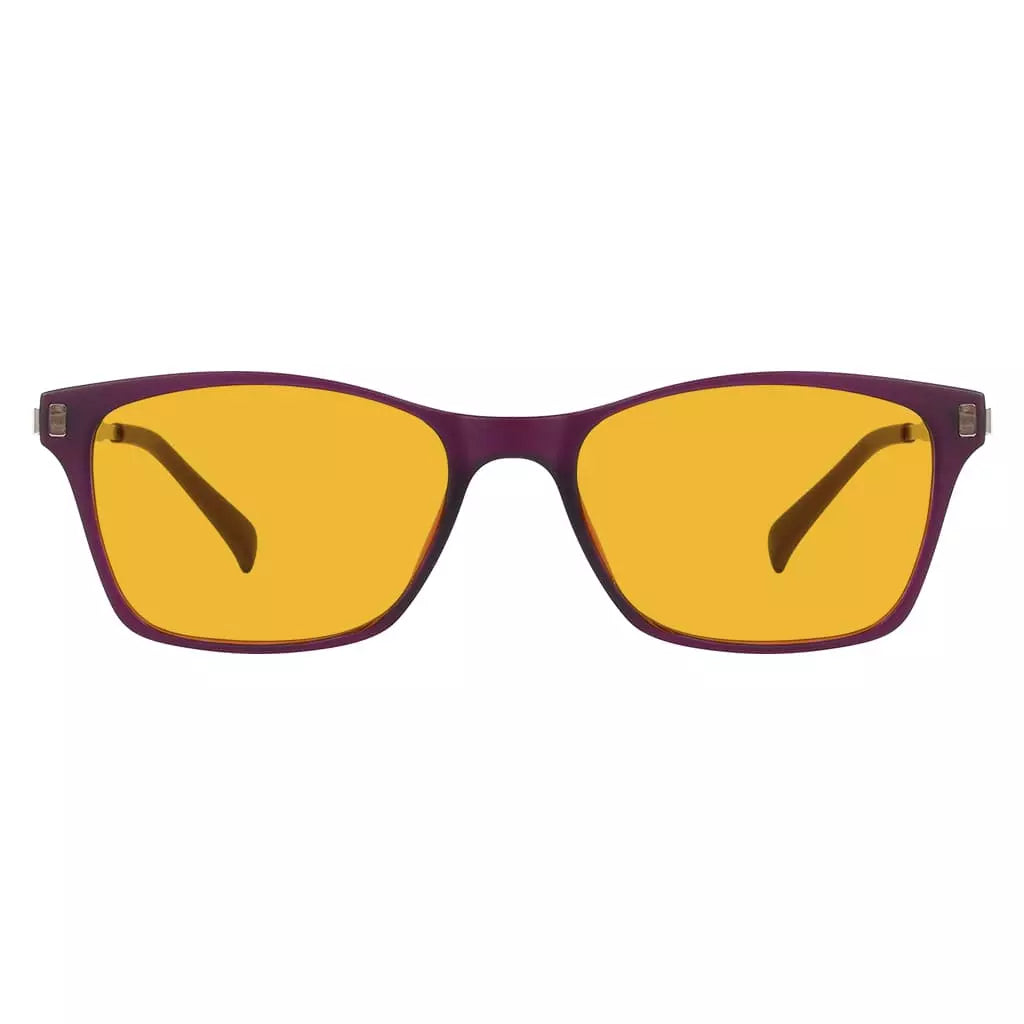Orange Tinted Blue Light Blocking Reading Glasses for Men and Women