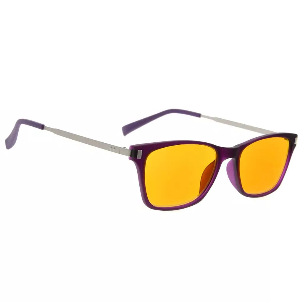 Orange Tinted Blue Light Blocking Reading Glasses for Men and Women