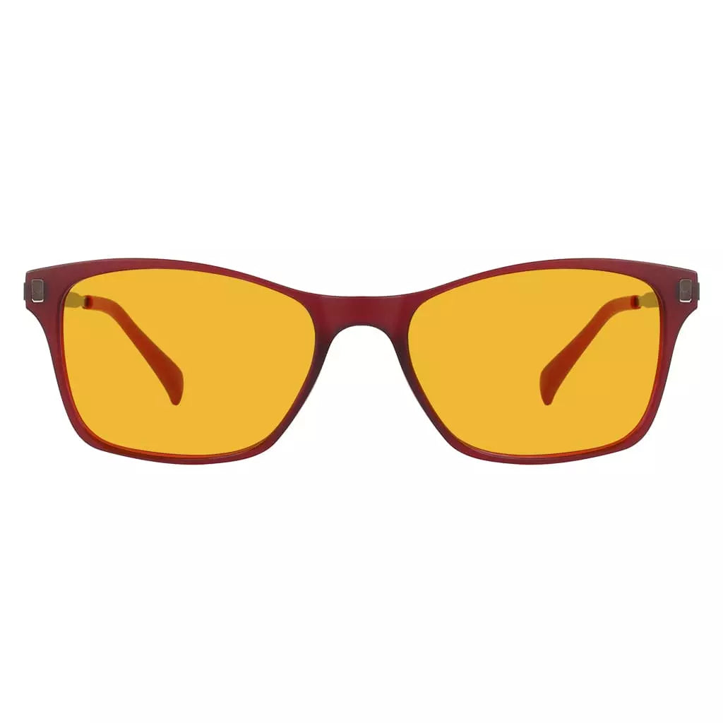 Orange Tinted Blue Light Blocking Reading Glasses for Men and Women