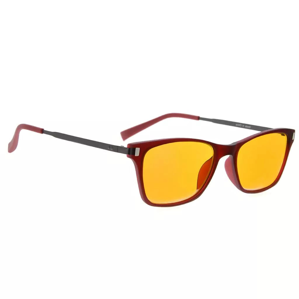 Orange Tinted Blue Light Blocking Reading Glasses for Men and Women