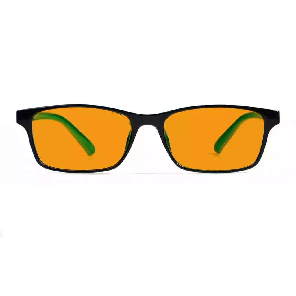 Orange Tinted Blue Light Blocking Reading Glasses for Women and Men