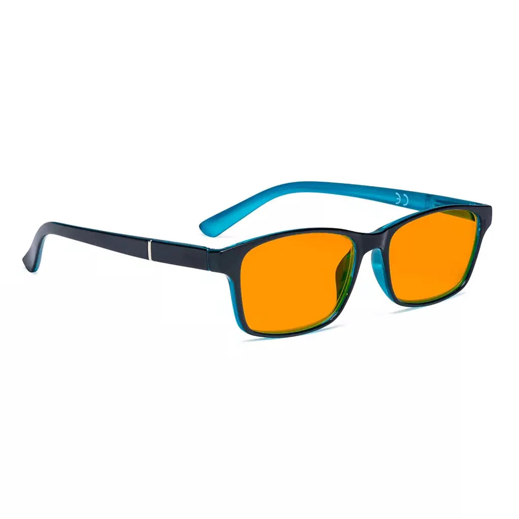 Orange Tinted Blue Light Blocking Reading Glasses for Women and Men