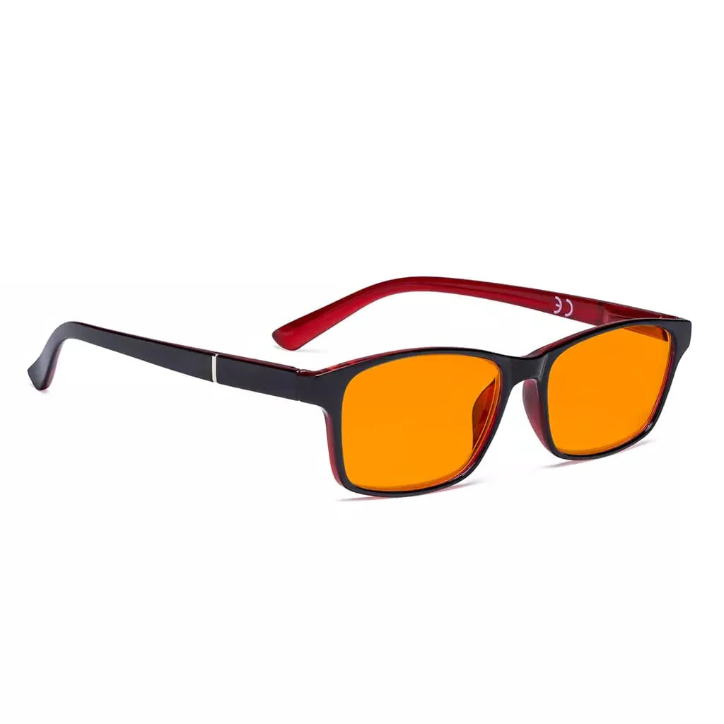 Orange Tinted Blue Light Blocking Reading Glasses for Women and Men