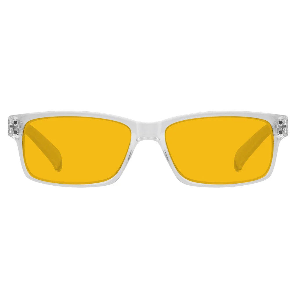 Amber Tinted Blue Light Blocking Reading Glasses Men