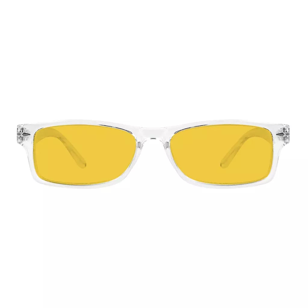 Amber Tinted Blue Light Blocking Reading Glasses Women