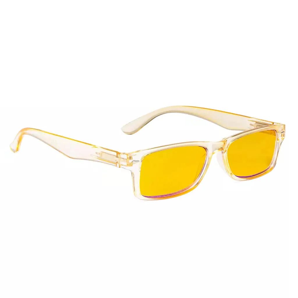 Amber Tinted Blue Light Blocking Reading Glasses Women