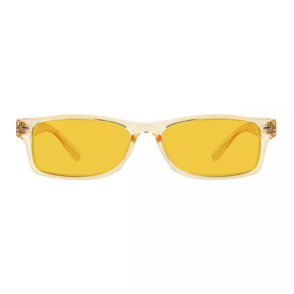 Amber Tinted Blue Light Blocking Reading Glasses Women