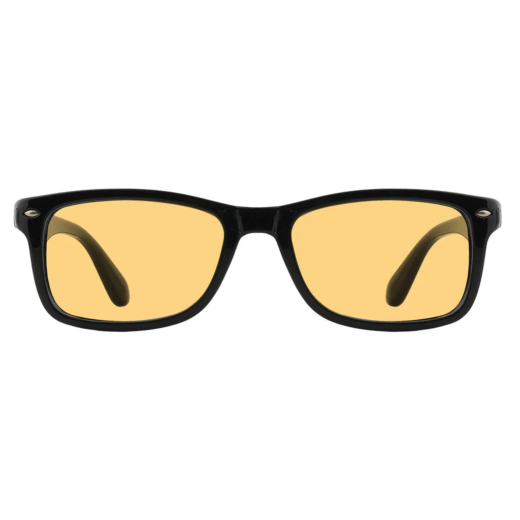 Amber Tinted Blue Light Blocking Reading Glasses Women Men