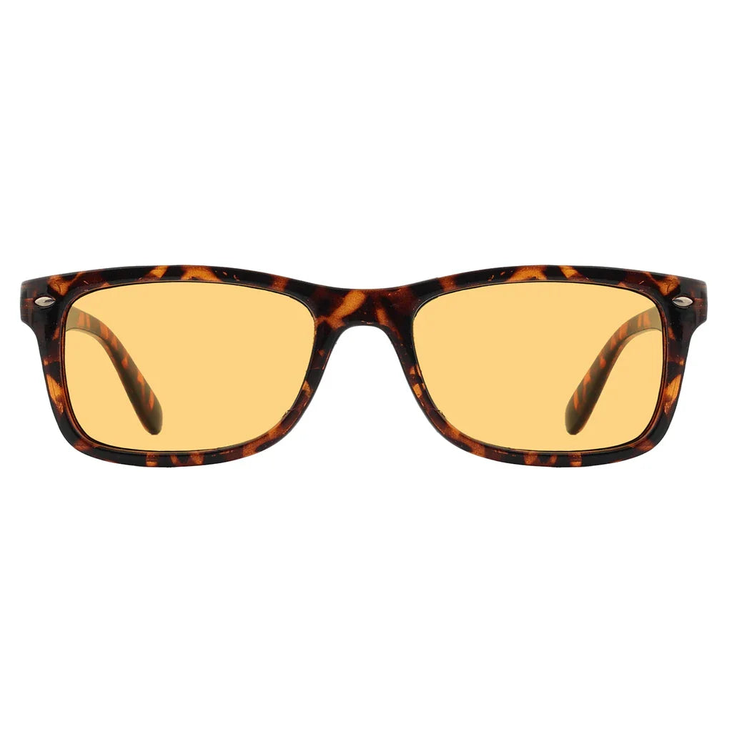Amber Tinted Blue Light Blocking Reading Glasses Women Men
