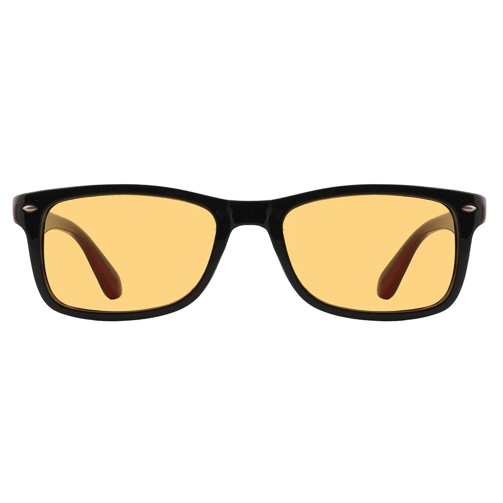 Amber Tinted Blue Light Blocking Reading Glasses Women Men