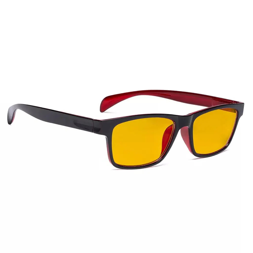 Amber Tinted Blue Light Blocking Reading Glasses Women Men