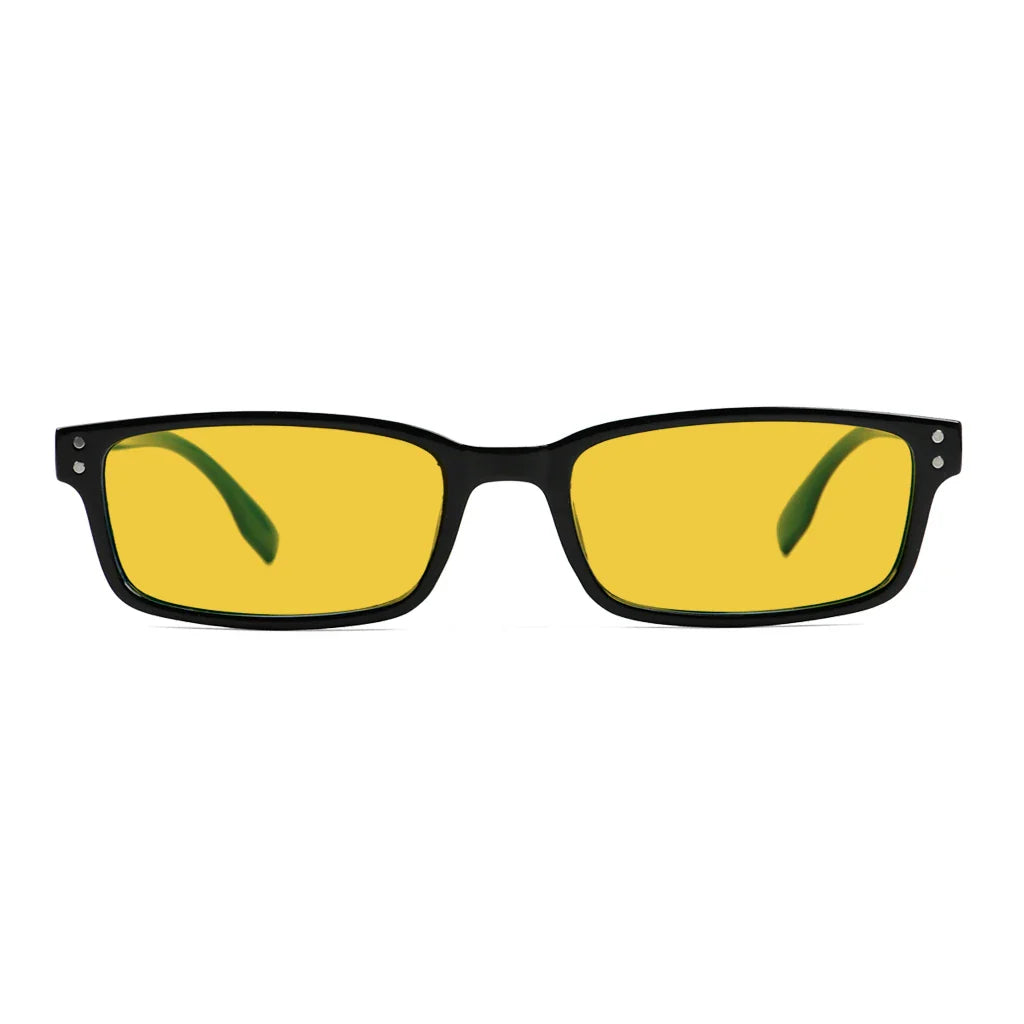 Amber Tinted Blue Light Blocking Reading Glasses Women Men