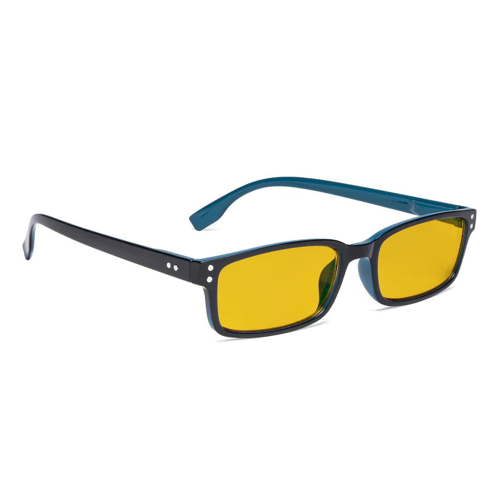 Amber Tinted Blue Light Blocking Reading Glasses Women Men