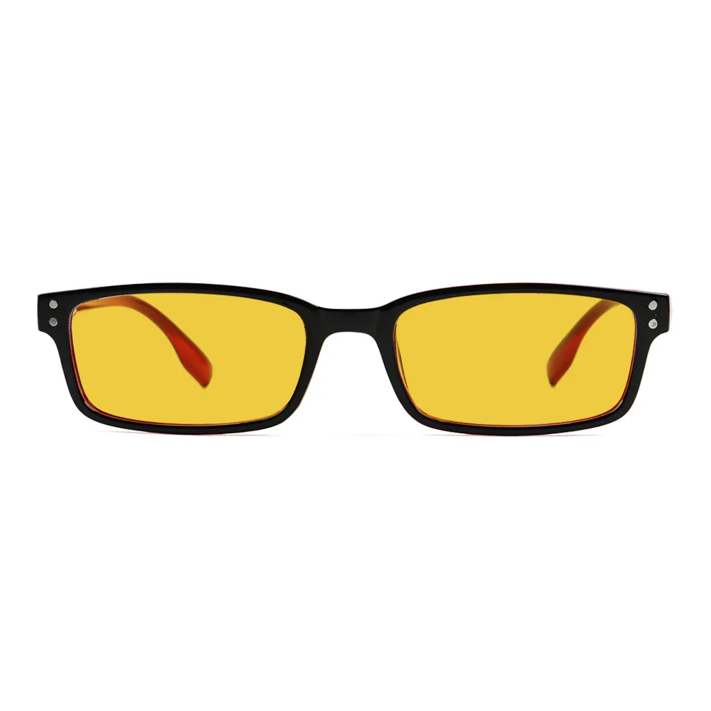 Amber Tinted Blue Light Blocking Reading Glasses Women Men