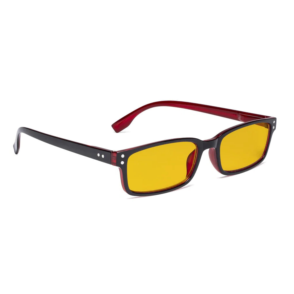 Amber Tinted Blue Light Blocking Reading Glasses Women Men