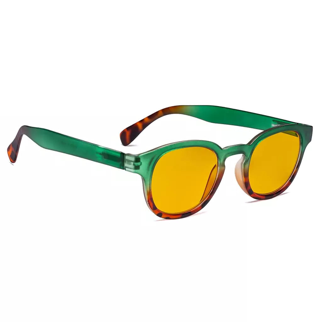 Amber Tinted Blue Light Blocking Glasses Women