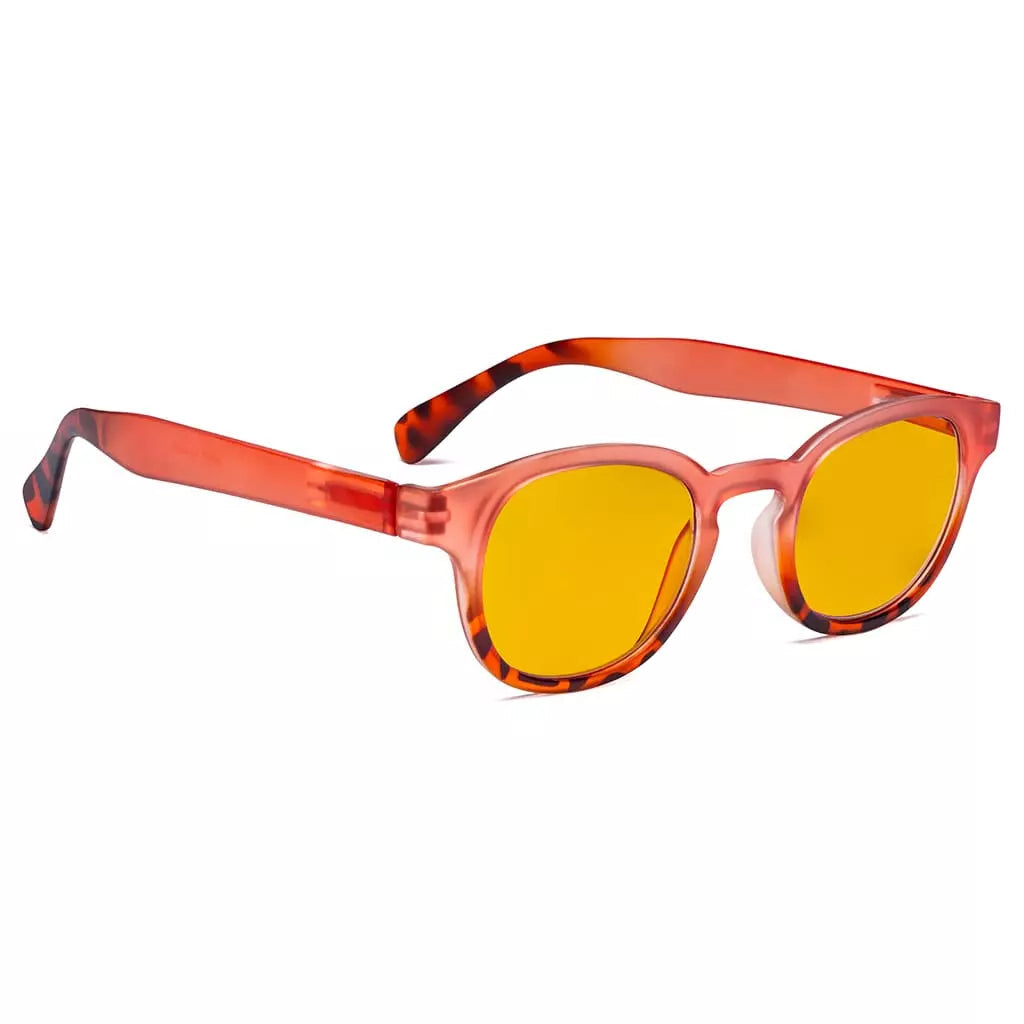 Amber Tinted Blue Light Blocking Glasses Women