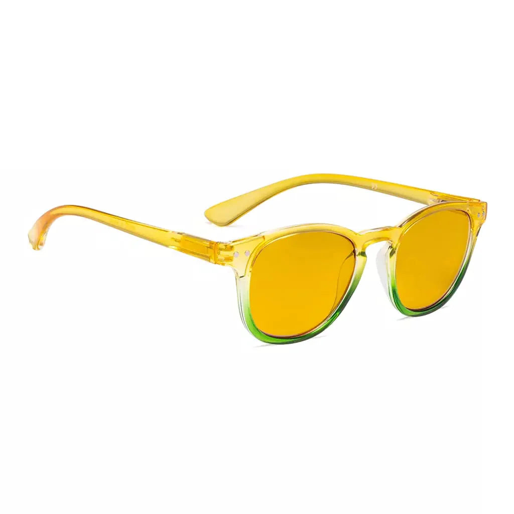 Amber Tinted Blue Light Blocking Reading Glasses Cheaters