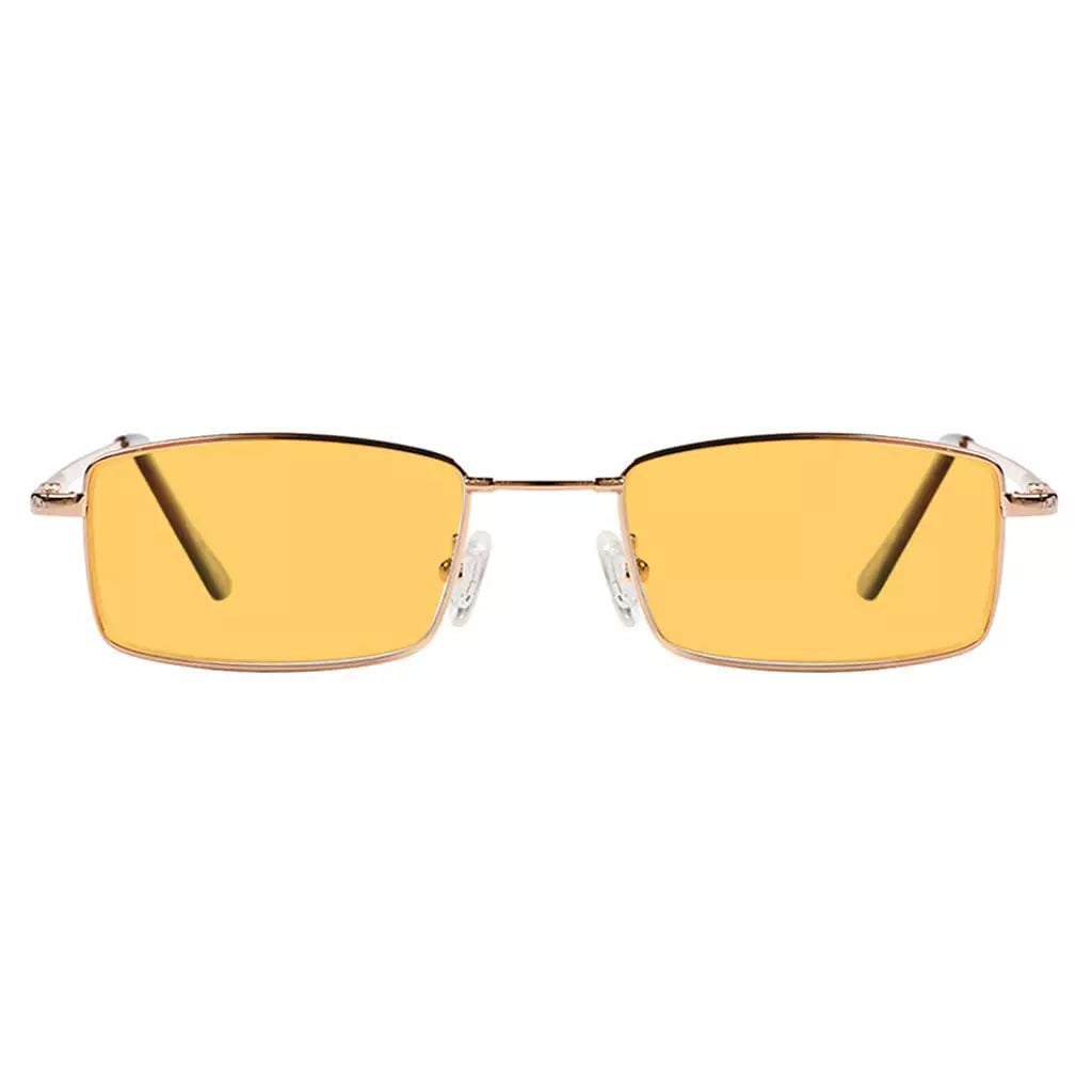 Amber Tinted Blue Light Blocking Reading Cheaters Glasses