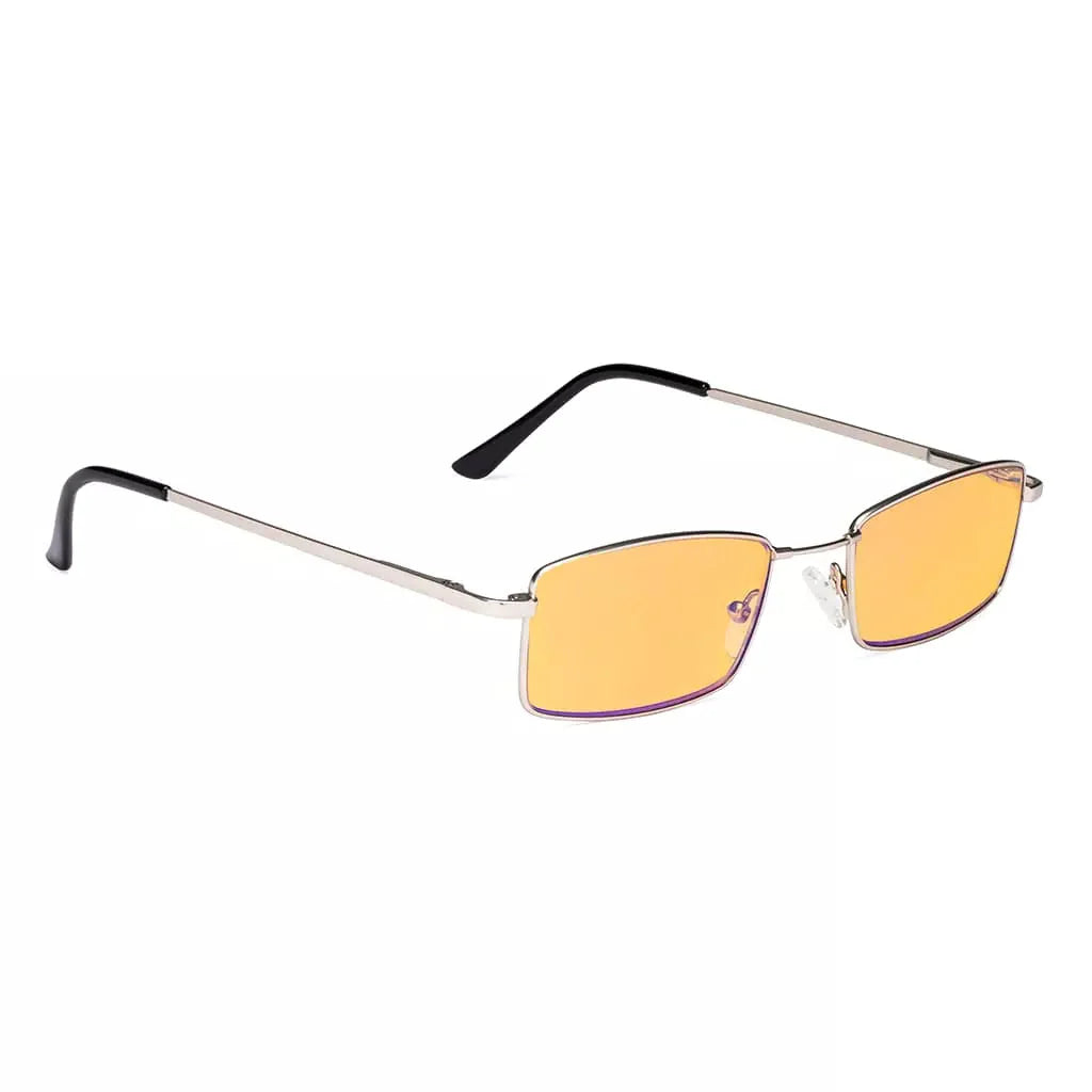Amber Tinted Blue Light Blocking Reading Cheaters Glasses