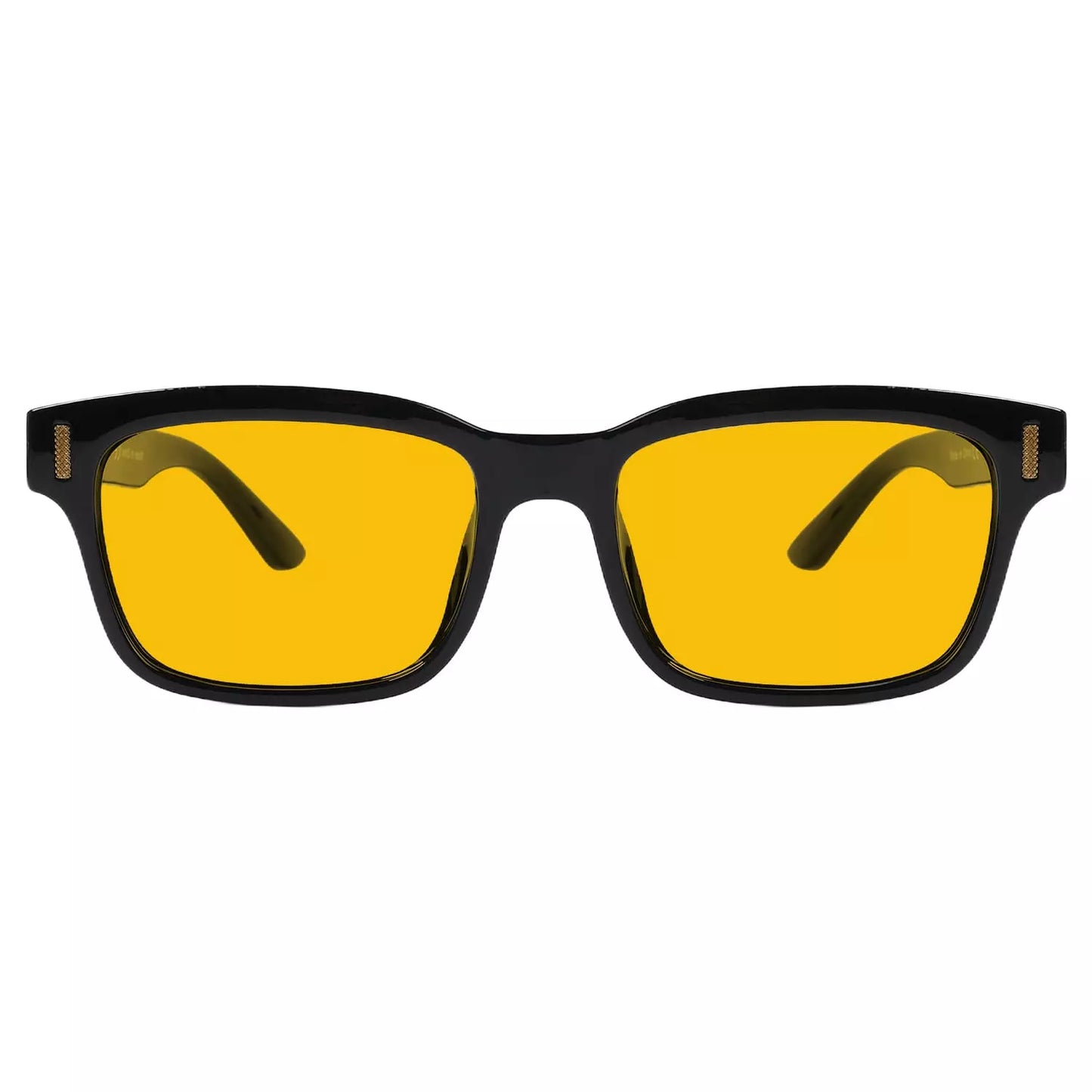 Amber Tinted Two-Tone Blue Light Blocking Glasses Women