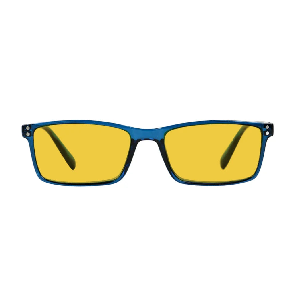 Amber Tinted Blue Light Blocking Reading Glasses Women Men