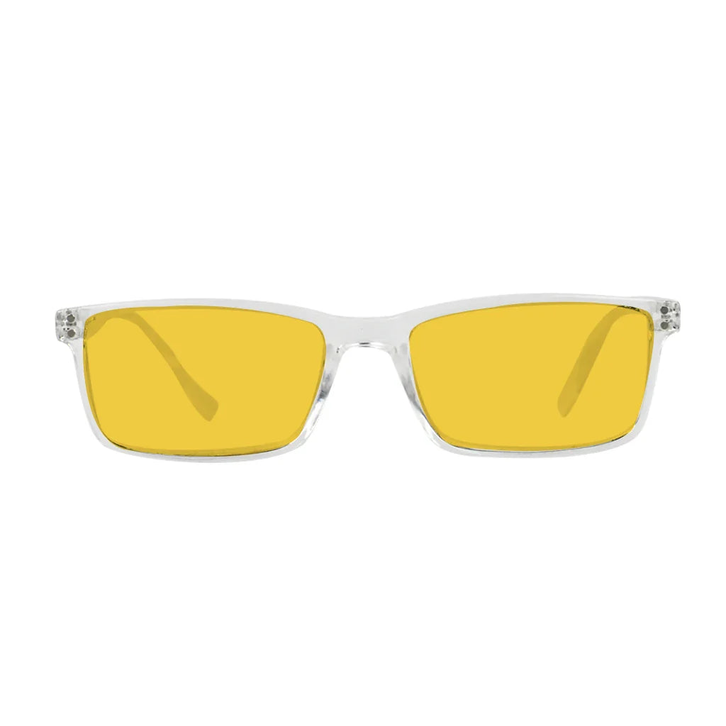 Amber Tinted Blue Light Blocking Reading Glasses Women Men