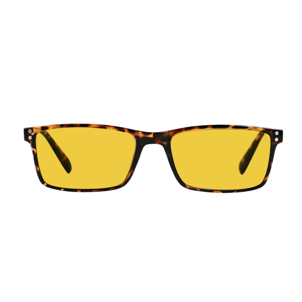 Amber Tinted Blue Light Blocking Reading Glasses Women Men