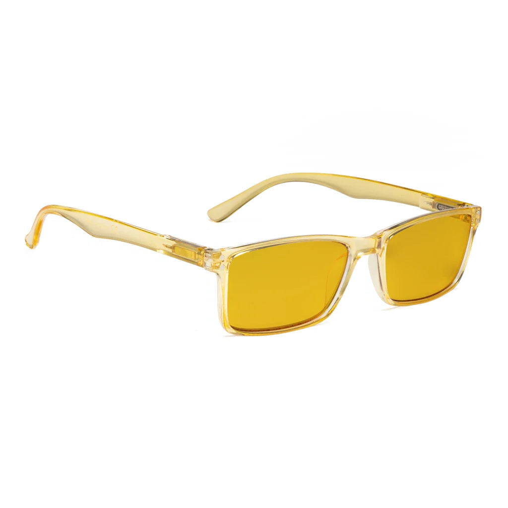Amber Tinted Blue Light Blocking Reading Glasses Women Men