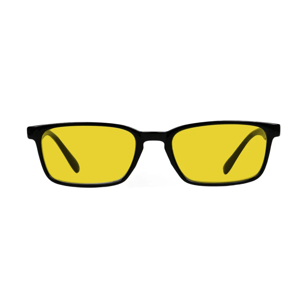 Amber Tinted Blue Light Blocking Reading Glasses Men