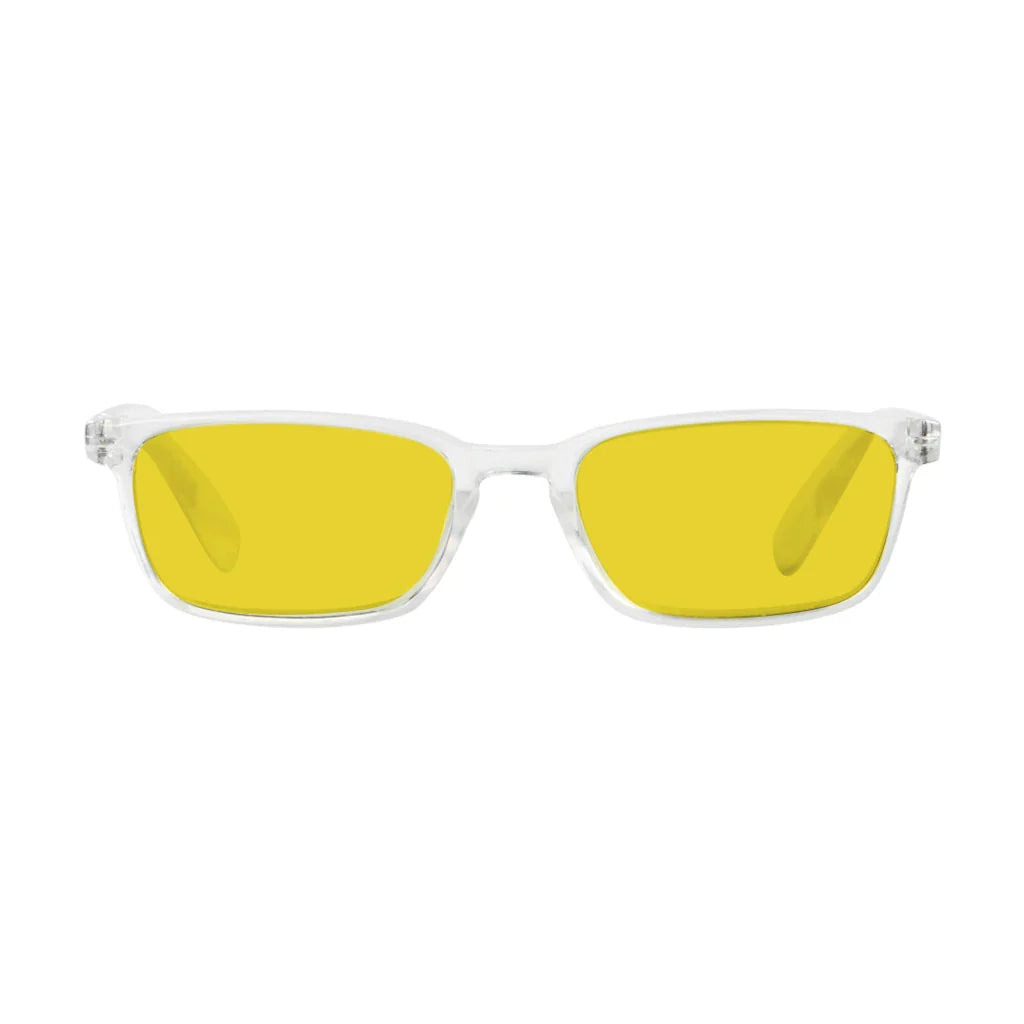 Amber Tinted Blue Light Blocking Reading Glasses Men