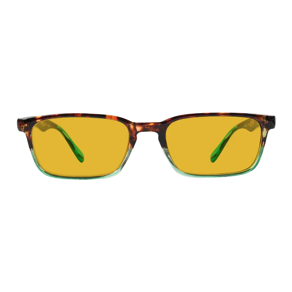 Amber Tinted Blue Light Blocking Reading Glasses Men Women