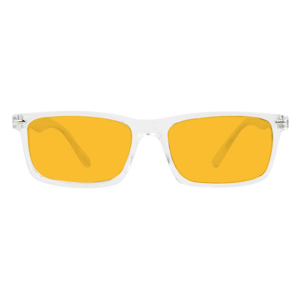Amber Tinted Blue Light Blocking Reading Glasses Women Men