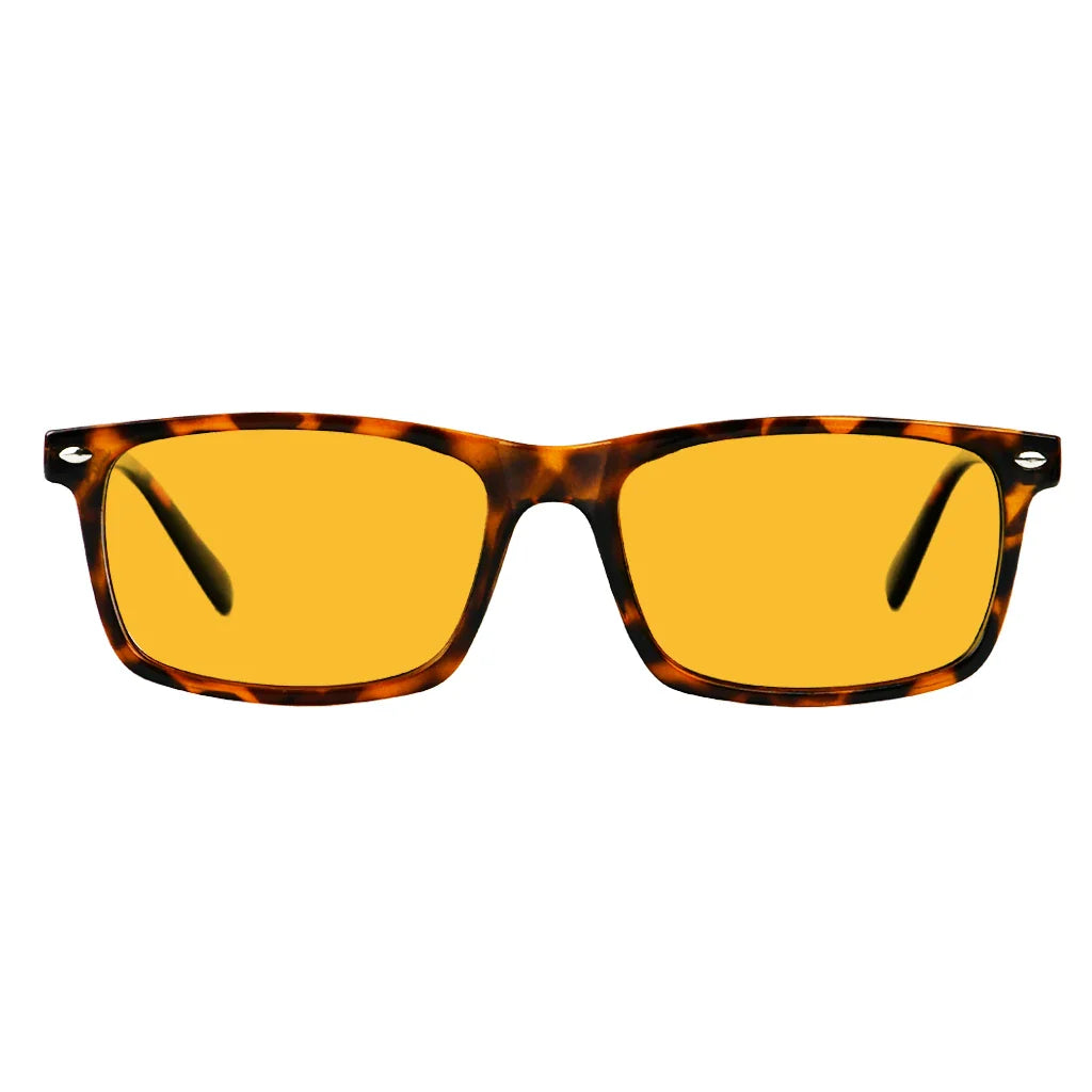 Amber Tinted Blue Light Blocking Reading Glasses Women Men