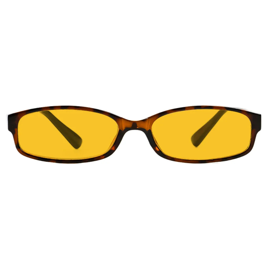 Amber Tinted Patterned Blue Light Blocking Reading Glasses Women