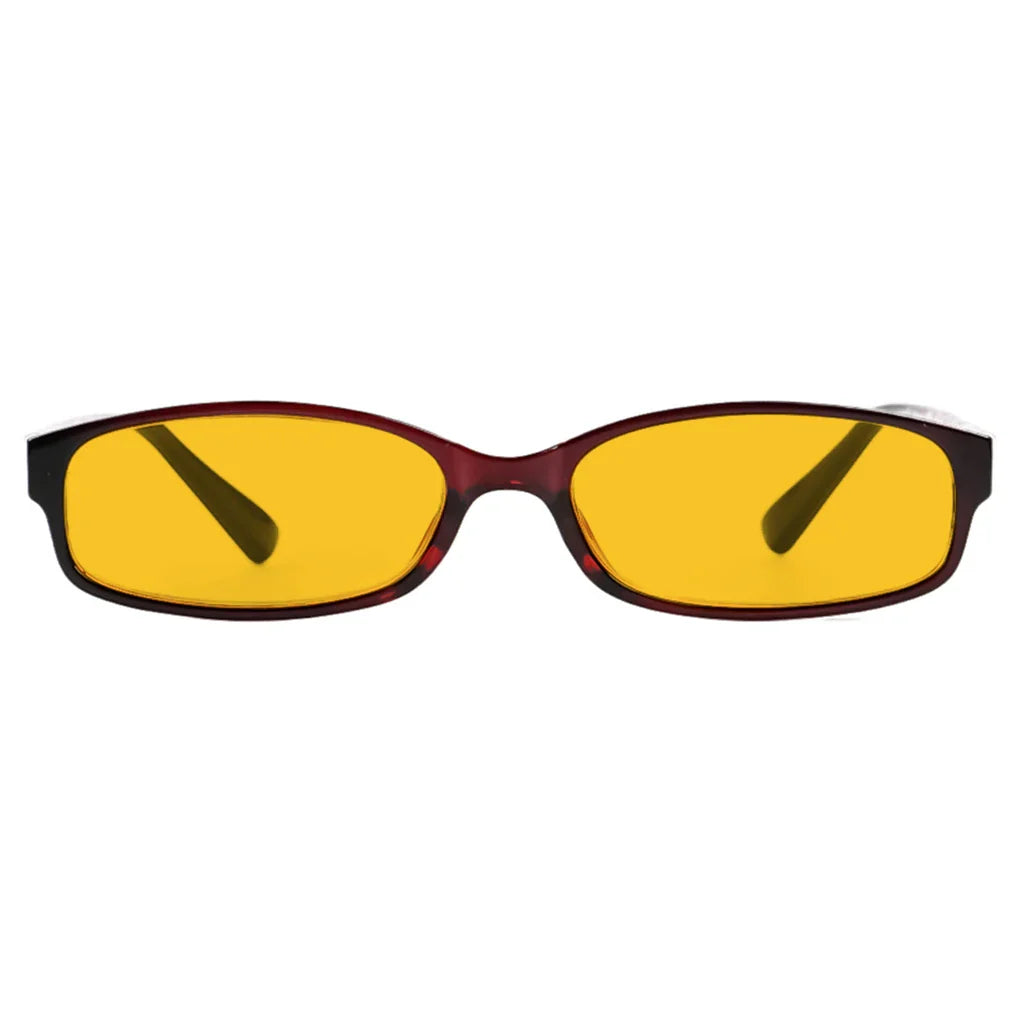 Amber Tinted Patterned Blue Light Blocking Reading Glasses Women