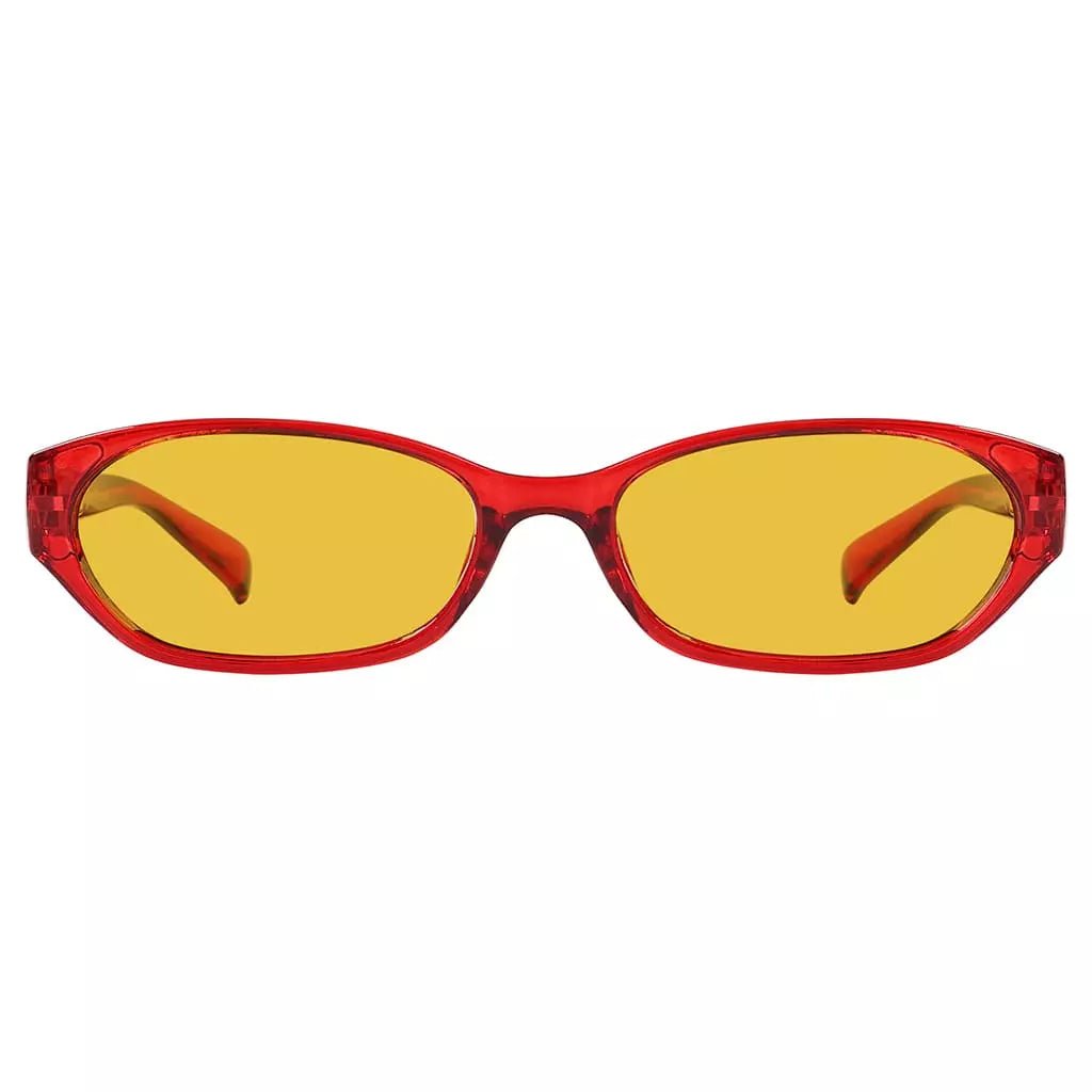 Amber Tinted Blue Light Blocking Reading Glasses Eyeglasses