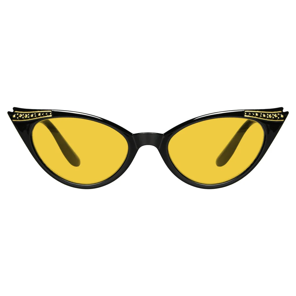 Cat Eye Amber Tinted Patterned Blue Light Blocking Glasses Women