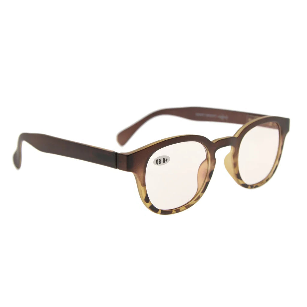 Amber Tinted Blue Light Blocking Reading Glasses for Men Women