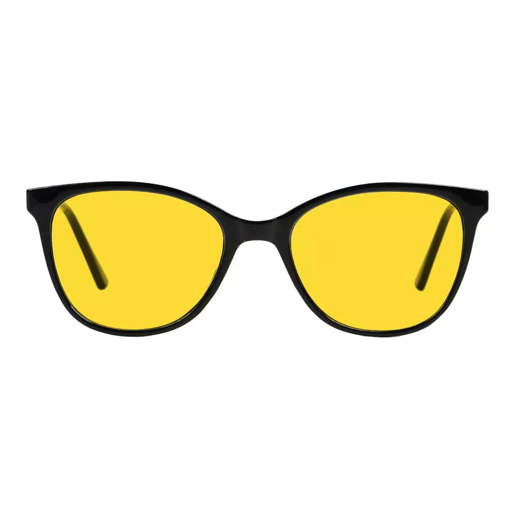 Amber Tinted Patterned Design Blue Light Blocking Reading Glasses