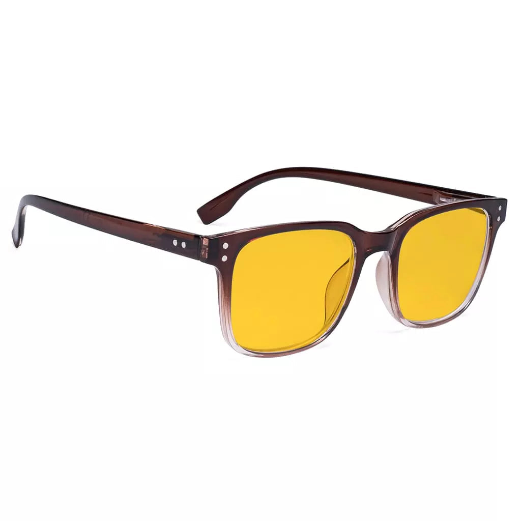 Amber Tinted Blue Light Blocking Glasses Women