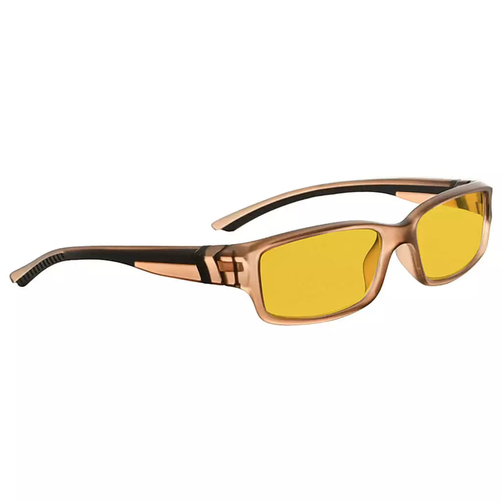 Amber Tinted Blue Light Blocking Glasses Women Men