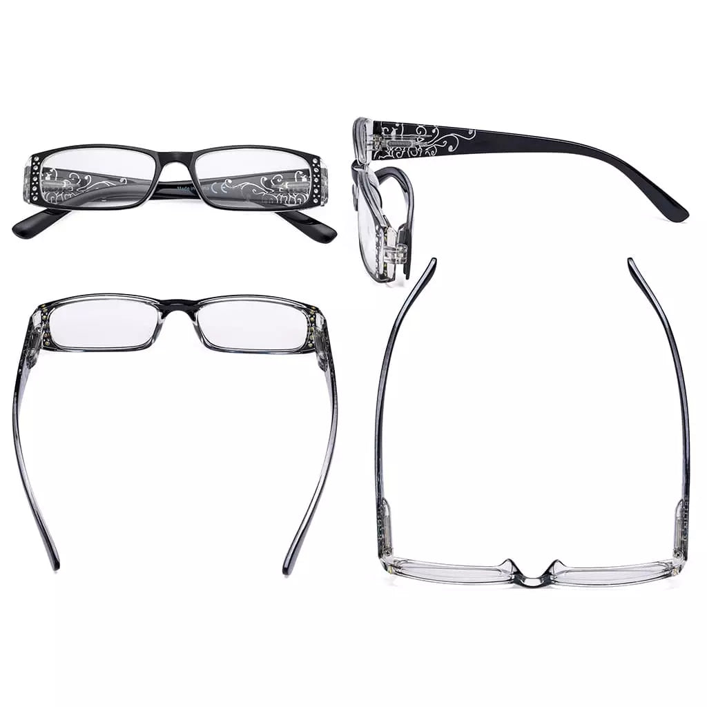 Floral Pattern Reading Glasses For Women