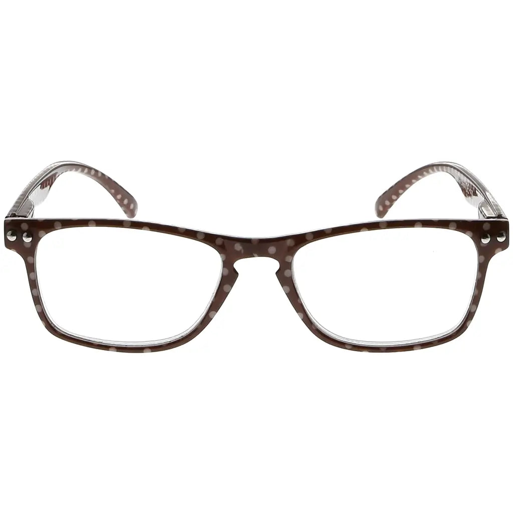 small polka dots reading glasses women