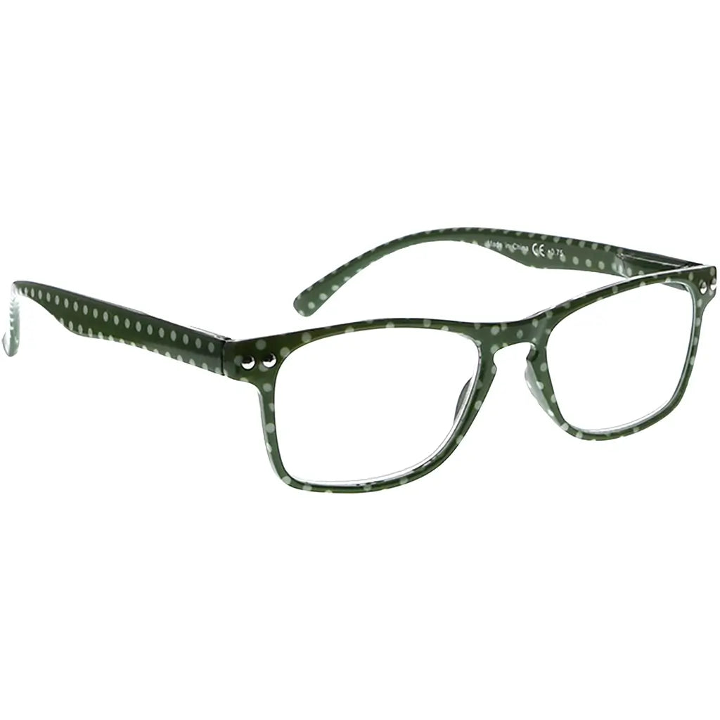 small polka dots reading glasses women