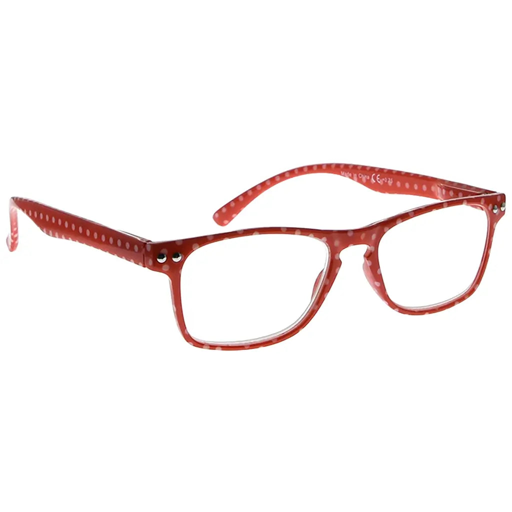 small polka dots reading glasses women