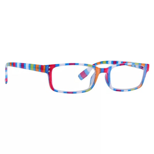 Striped Pattern Reading Glasses Women