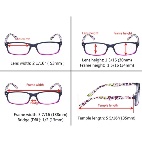 Pattern Reading Glasses Women